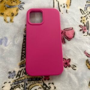 Hot Pink iPhone 12 Phone Case